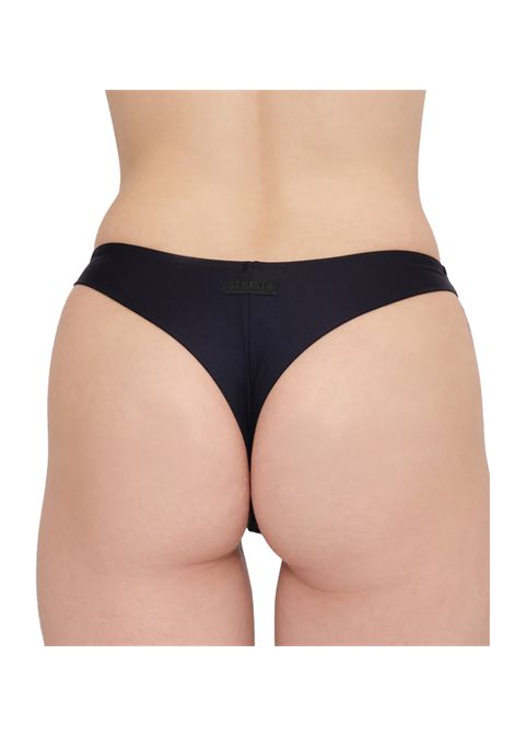 Costume donna Naomi MC2 Saint Barth 00022H Nero sgambato slip copertura small MC2 SAINT BARTH | Costumi | NAOMI00022H00